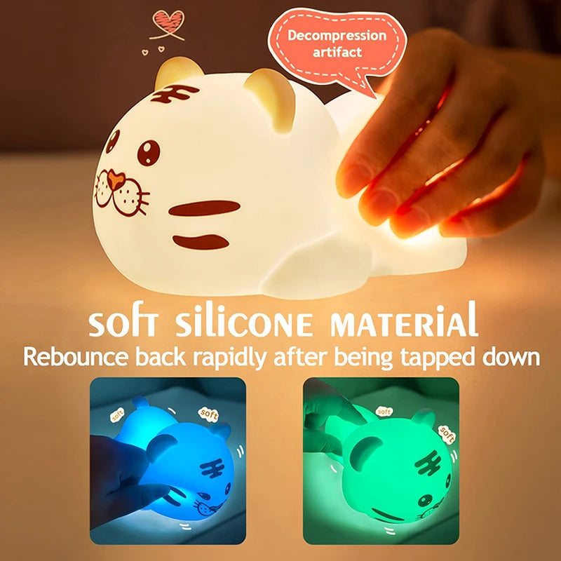 Cute Tiger Night Light