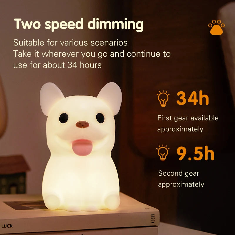 Bulldog Night Light