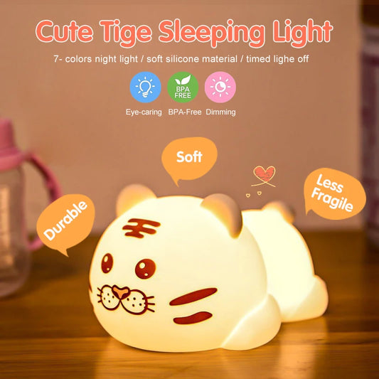 Cute Tiger Night Light